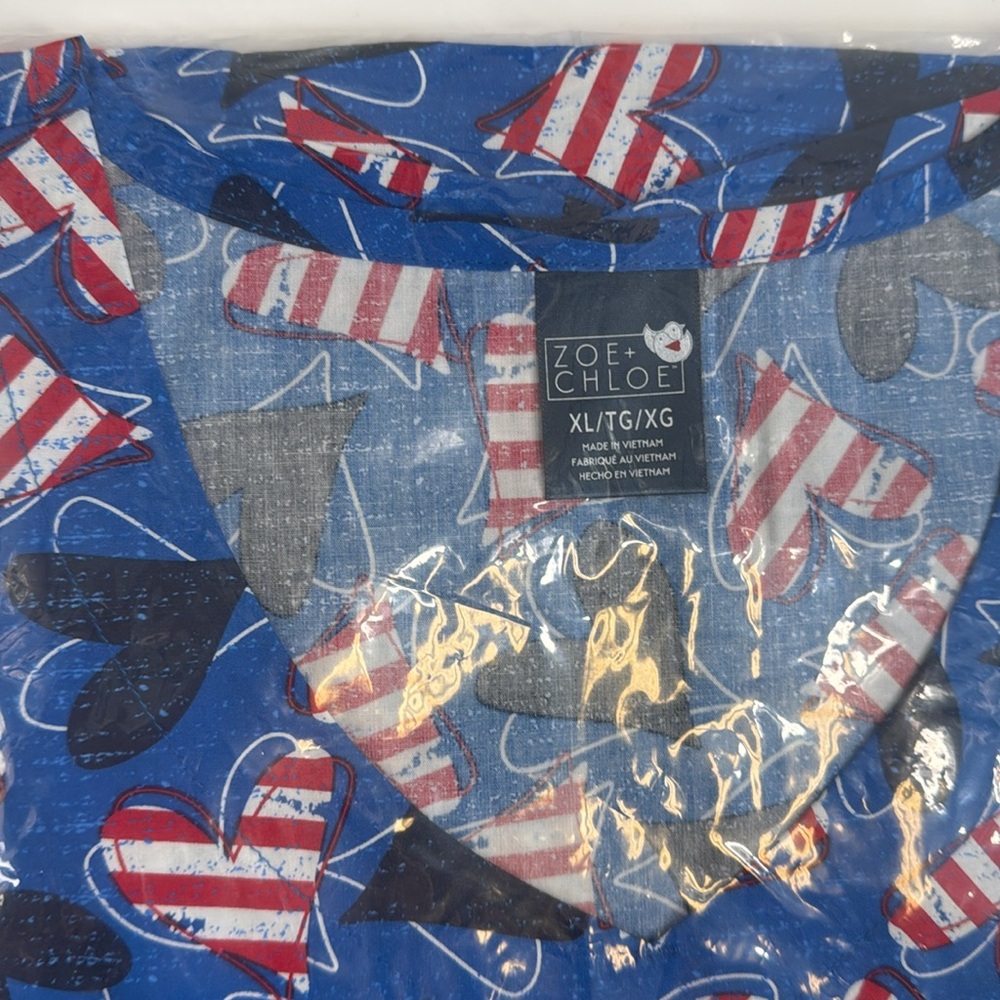 Zoe Chloe Heartland scrub top NWT multiple sizes - Picture 8 of 8
